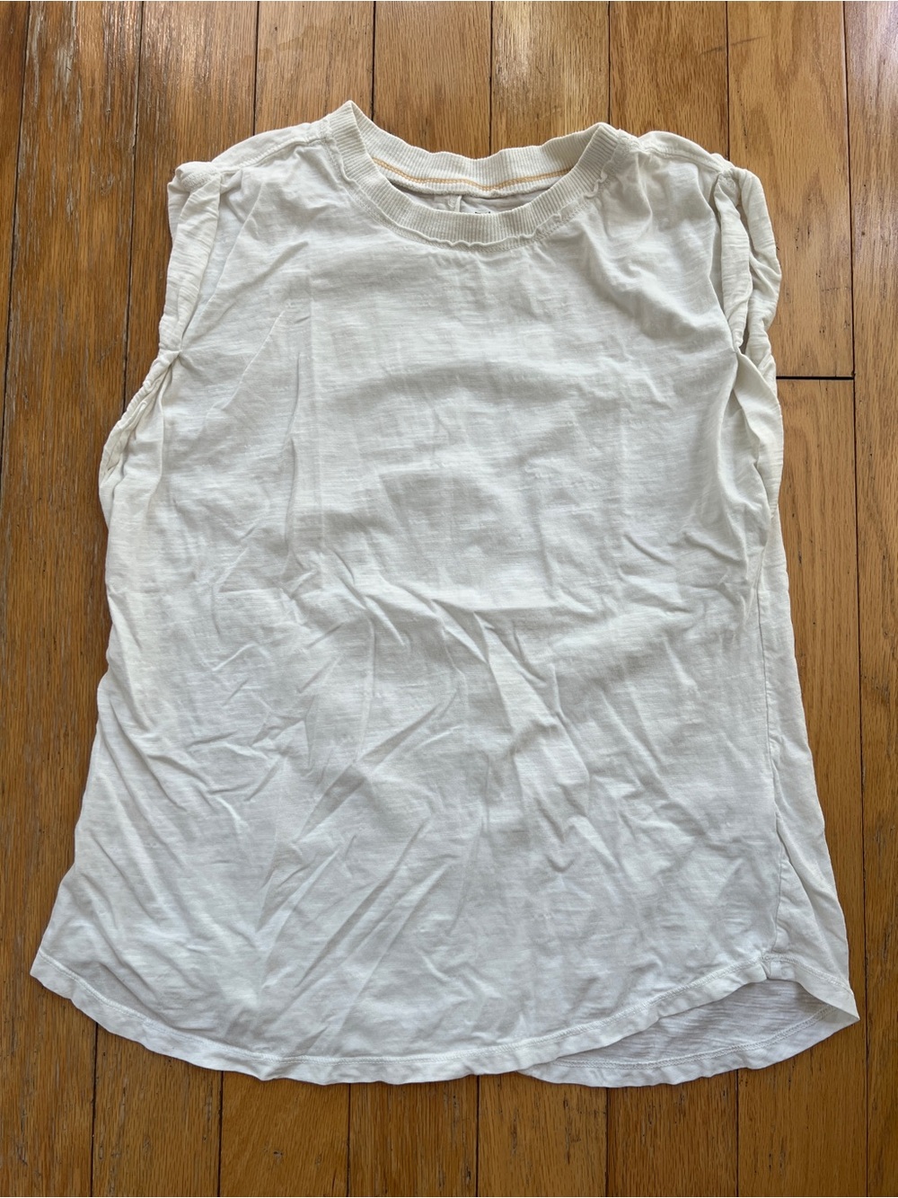 Pilcro Sleeveless Tank with cuffed Shoulder